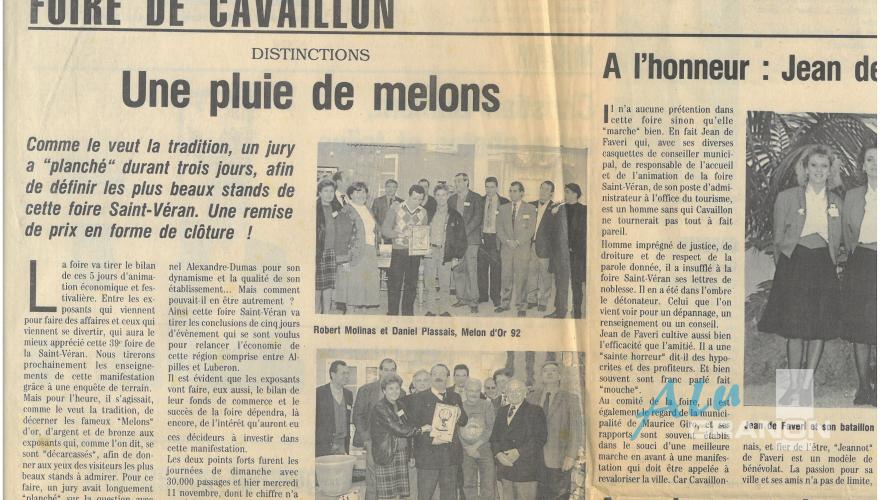 1992 foire de Cavaillon